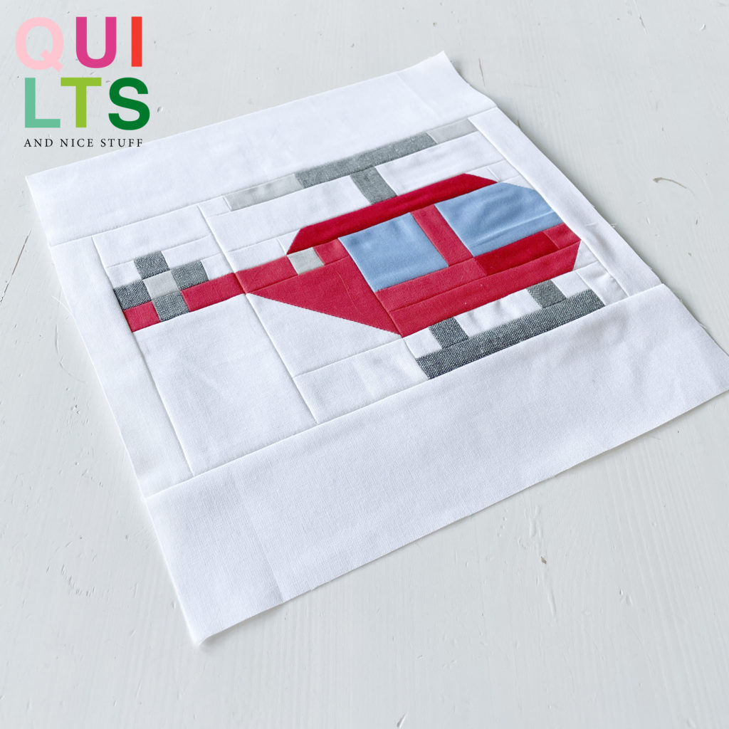 UPDATE – Vehicle Quilt Helikopter Block Pattern