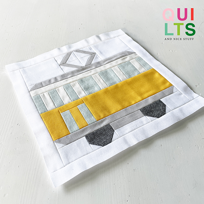 UPDATE – Vehicle Quilt Trambahn Block Pattern